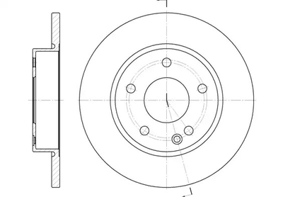 Диск гальмівний MERCEDES-BENZ A-CLASS, Road House (652600)