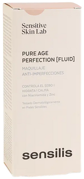 Тональний флюїд для обличчя Sensilis Pure Age Perfection 04-Golden Fishing 30 мл (8428749899709)