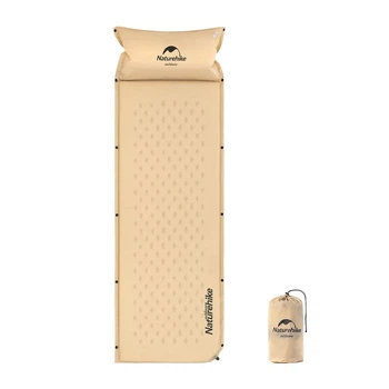 Коврик надувной с подушкой Naturehike NH15Q002-D, 25мм Бежевый (159362)