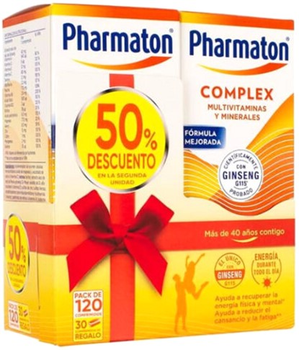 Suplement diety Pharmaton Complex 2 x 60 caps (3664798062762)