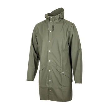 Мужская Куртка Rains Long Jacket Зеленый XS-S (7d1202-Olive XS-S)
