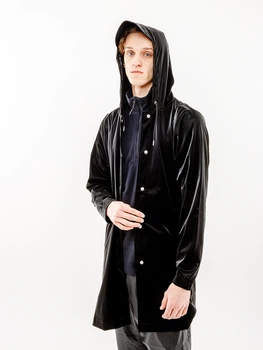 Мужская Куртка Rains Jackets Черный S-M (7d1834-VelvetBlack S-M)