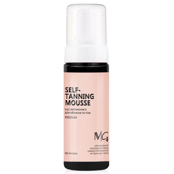 Мусс-автозагар для лица и тела MG Nail Self-tanning mousse Medium 150 мл