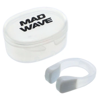 Зажим для носа в пластиковом футляре Mad Swim Nose Clip 0711010 Clear-Grey