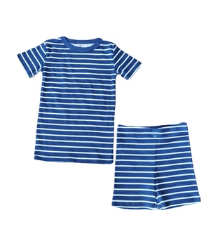 Піжама (футболка і шорти) для хлопчика H&M 0957038-001 110-116 см (4-6 years) синій