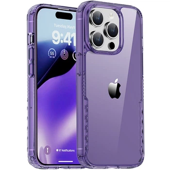 Противоударный чехол TPU+PC Multi-Color для Apple iPhone 14 Pro (6.1") Purple