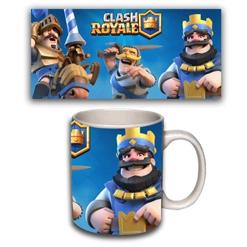 Чашка белая Clash Royale Клеш Рояль (z0636)