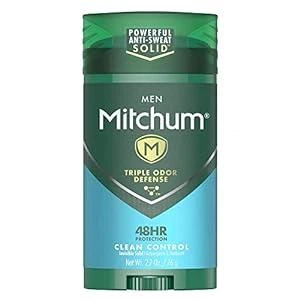 Дезодорант антиперспирант стик сухой мужской Mitchum Clean Control 76 г