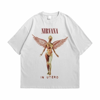 Футболка з принтом Nirvana In Utero XL Білий Ф Nir001-Б XL