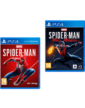 Набор Игра Sony PlayStation 4 Marvel's Spider-Man Русская Озвучка Б/У + Marvel's Spider-Man: Miles Morales