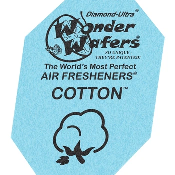 Ароматизатор в пластинке | Wonder Wafers Cotton | 65 x 50 мм | Хлопок