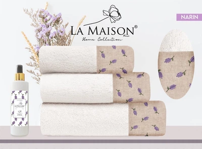 Подарочный набор полотенец La Maison, 3 шт. с ароматом Narin