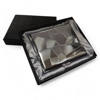 Портсигар металевий GVIPAI Mosaic Silver на 20 сигарет