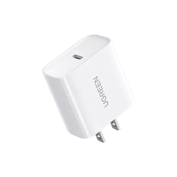 Мережевий зарядний пристрій Ugreen CD137 20 W Type-C PD Charger US White (60449)