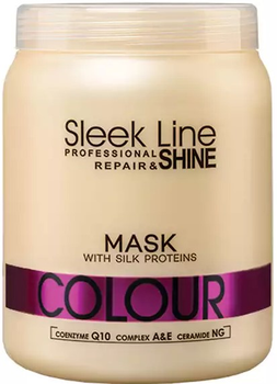 Маска Stapiz Sleek Line з шовком для фарбованого волосся 1 л (5904277710844)