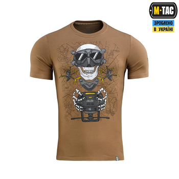 Тактична футболка M-Tac Drohnenführer Coyote Brown койот 3XL