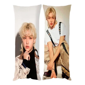 Подушка обнимашка дакимакура Феликс Стрей Кидс Stray kids v3 60х20см (24764)