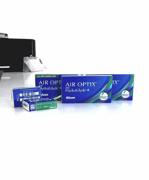 Контактні лінзи Air Optix plus HydroGlyde Multifocal Alcon +3.25 LO (+0.75 /+1.0/+1.25)