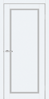 Двері міжкімнатні DOORS Смарт С090G Емаліт білий (ПВХ), 800x2000