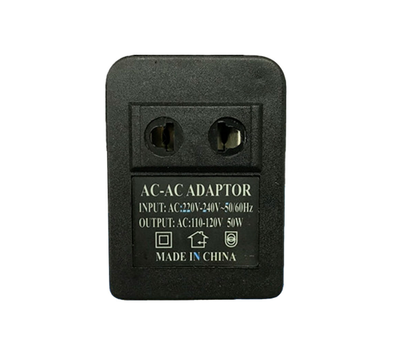 Преобразователь напряжения трансформаторный 50W Input 220 V - Output 110V, + универсальная розетка