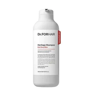 Антивозрастной шампунь для ослабленной кожи головы и тонких волос Dr.Forhair Heritage Shampoo Earl Grey Bliss 500 мл