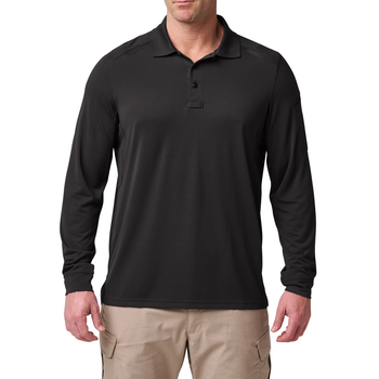 Поло з довгим рукавом 5.11 Tactical Helios Long Sleeve Polo Black XL (42022-019)