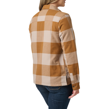 Сорочка 5.11 Tactical Louise Shirt Jacket Pecan Check L (38085-1044)