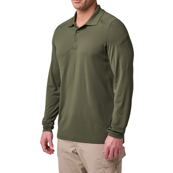 Поло з довгим рукавом 5.11 Tactical Helios Long Sleeve Polo TDU Green L (42022-190)