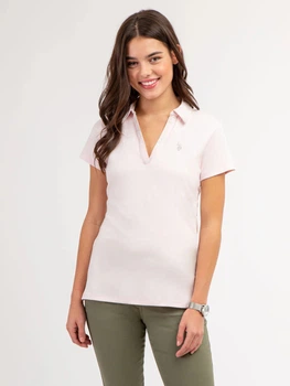 Поло женское U.S. Polo Assn 215925-9800A XS Classic Pink (786660561531)