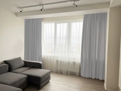 Комплект штор MANA мікровелюр Diamond 150*250 см, дві штори. Колір світло-сірий (509).