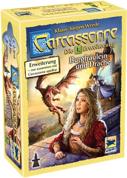 Додаток до настільної гри Asmodee Carcassonne: Damsel And Dragon (4015566018280)