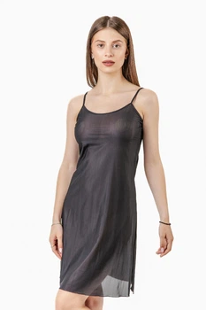 Комбинация женская под платье из микрофибры Felisiya Lingerie Черный 66-170 M