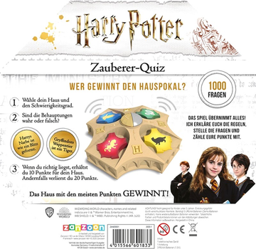 Настільна гра Asmodee Harry Potter Wizard Quiz (4015566601833)
