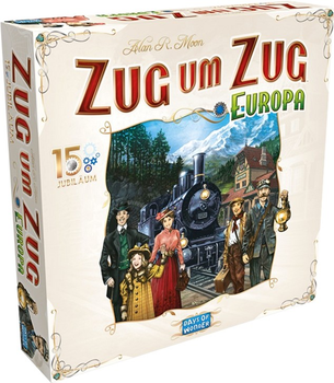 Gra planszowa Asmodee Ticket to Ride Europe 15 Years Edition (0824968203330)