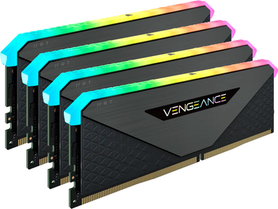 Оперативная память Corsair DDR4-3600 131072MB PC4-28800 (Kit of 4 x 32768) Vengeance RGB RT Black (CMN128GX4M4Z3600C18)
