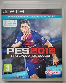 Pro Evolution Soccer 2018, Б/У, русские субтитры - диск для PlayStation 3