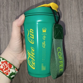 Термокружка термочашка Coffe Cup 400 мл зеленная