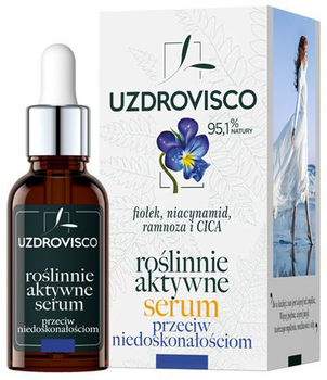 Serum do twarzy Uzdrovisco Fiołek roślinnie aktywne przeciw niedoskonałościom 30 ml (5903178701067)