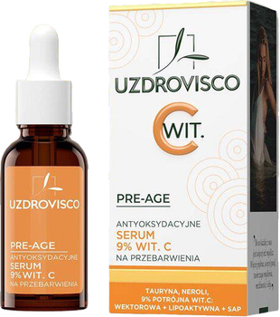 Сироватка для обличчя Uzdrovisco Pre-Age з вітаміном С 9 % 30 мл (5904917482193)