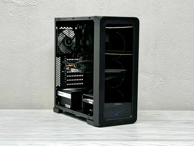 Компьютер Hyte Y60 | AMD Ryzen 5 2600 | 12Gb DDR4 | SSD 120Gb | HDD 500Gb | GeForce GTX 1660 (6Gb / GDDR5 / 192Bit) | Windows 10| Б/У