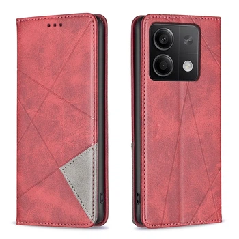 Чехол книжка SHLab Prisma Xiaomi Redmi Note 13 Red (36338-2D)