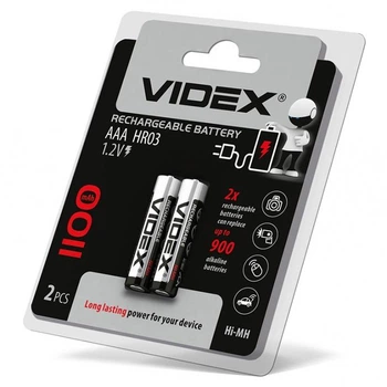 Акумулятори Videx HR03/AAA 1100mAh 2 шт