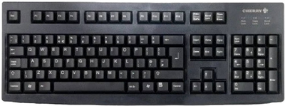 Клавіатура дротова Cherry Business Line G83-6105 UK-Layout Black (4025112047336)