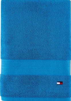 Полотенце хлопковое Tommy Hilfiger банное 76х138 см Modern American Solid Cotton Bath Towel Синее (46249646791)