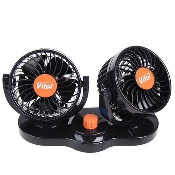 Вентилятор VitOl HX-T304-1 4 24V 10W двойной две скорости (HX-T304-1) V09965