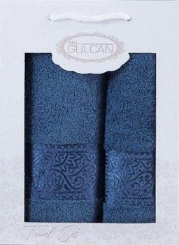 Набор полотенец Gulcan Cotton - Ornament Blue 50*90+70*140
