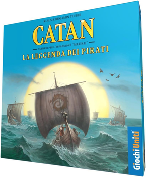 Доповнення до настільної гри Giochi Uniti The Settlers of Catan The Legend of the Pirates (8058773203106)