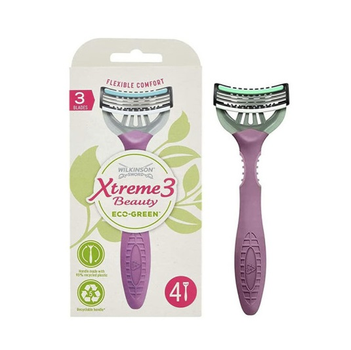Верстат жіночий для гоління Wilkinson Sword Xtreme 3 Beauty Eco Green 4 шт