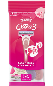 Верстат жіночий для гоління Wilkinson Sword Extra3 Beauty Essentials 4 шт