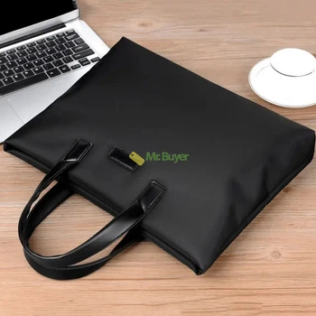 Сумка для ноутбука 14" Simple из нейлона Черная (25883)